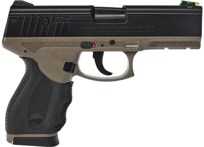Пистолет страйкбольный ASG Sport 106 DT Spring кал. 6 мм Black/fde Фото 2